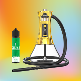 EHUKA chicha électronique or (1 e-liquide offert)