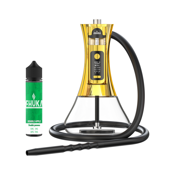 EHUKA chicha électronique or (1 e-liquide offert)