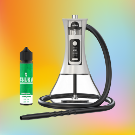 EHUKA chicha électronique metal (1 e-liquide offert)