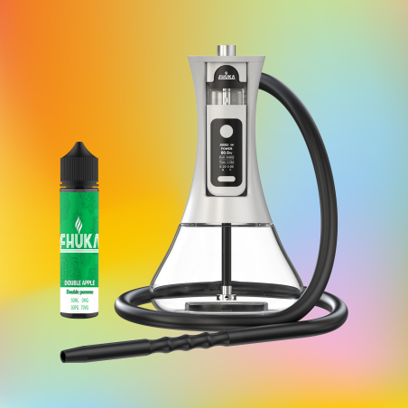 EHUKA chicha électronique metal (1 e-liquide offert)